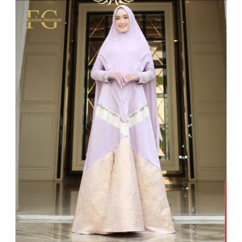Charissa syar i by #FARGHANI PREMIUM gamis lebaran