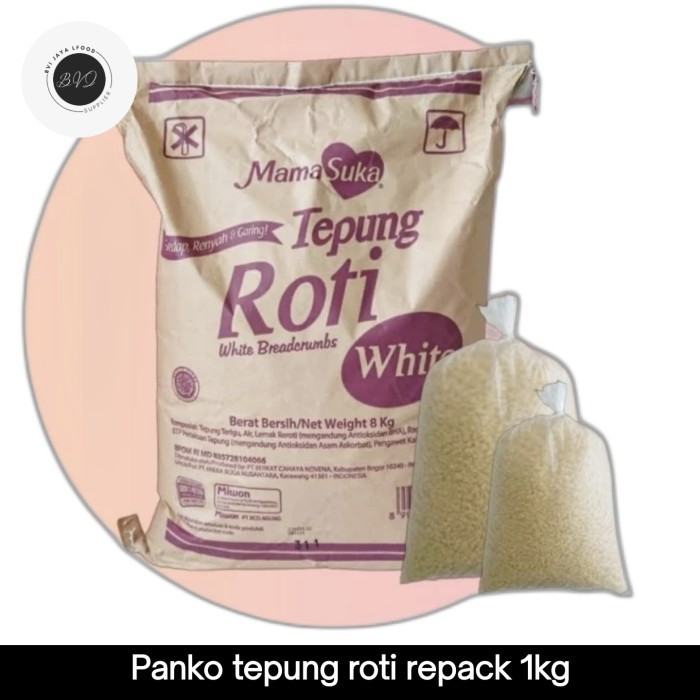 

Panko tepung roti putih repack 1kg