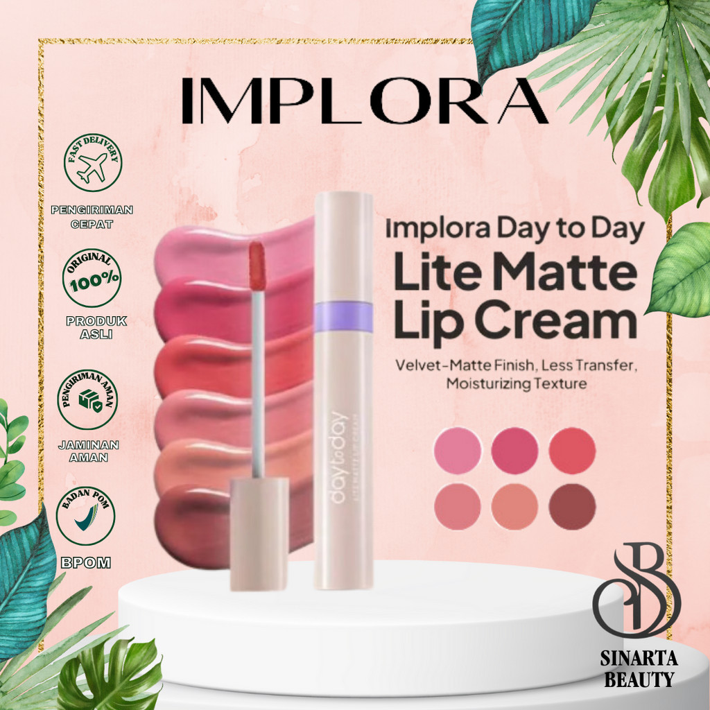 IMPLORA DAY TO DAY MATTE LIP CREAM | Implora Day To Day Lite Matte Lip Cream | lipcream implora | SI
