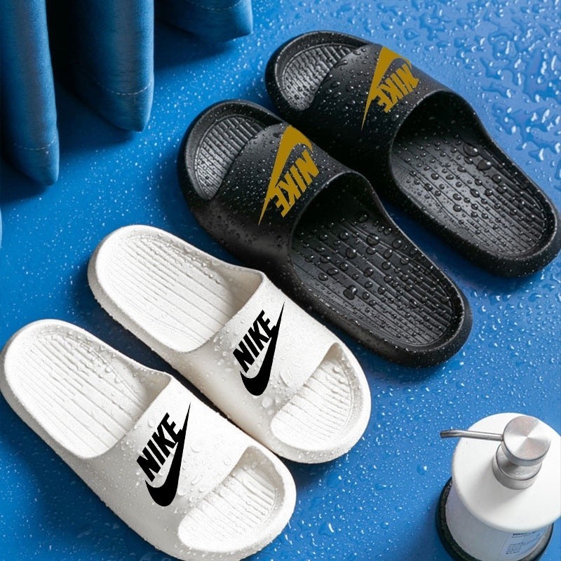 Sendal NIKE Pria Sandal Slide Kamar Mandi Hotel  Empuk Karet Anti Slip Sandal Slop Pria Sandal Rumah
