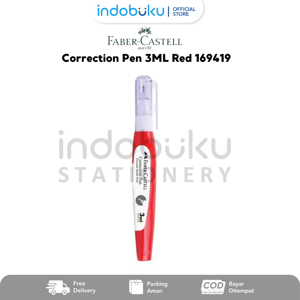 

Correction Pen Tipe-X Faber-Castell 3ML Red 169419