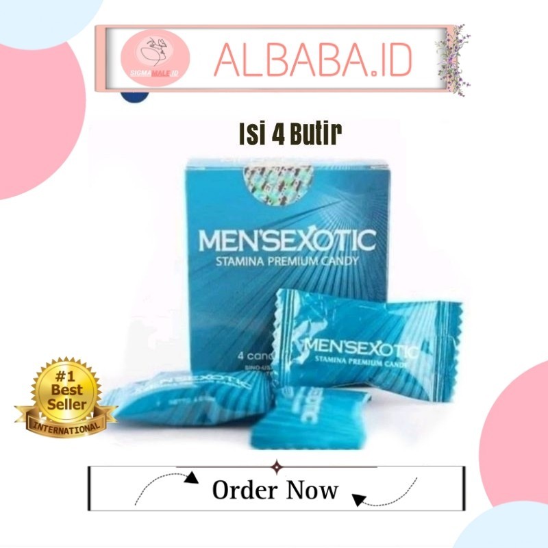 Mensexotic Candy Original Permen Mensexotics Isi 4 Pcs ,