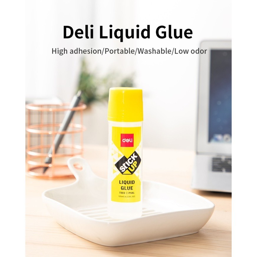 

Lem Cair / Liquid Glue Deli Stick Up 125ml - 7303