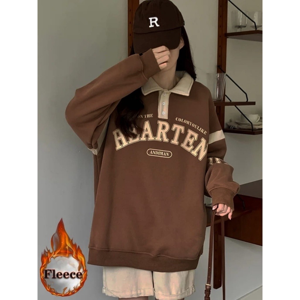 Baju Sweater Wanita Outfit Kekinian Casual Lengan Panjang Fashion OOTD HEARTEN SWEATER Murah Premium