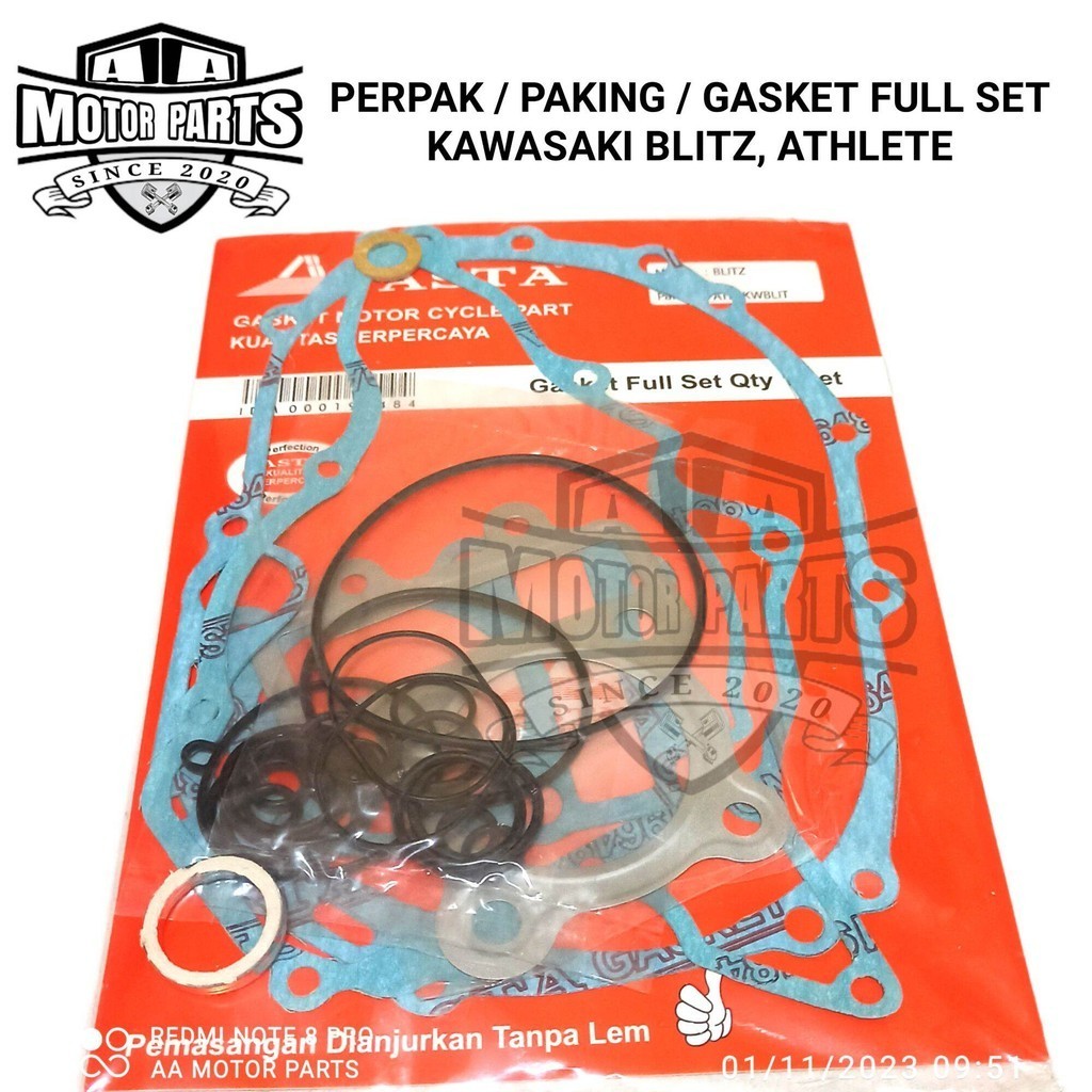PERPAK PAKING GASKET FULL SET BLITZ 110 BLITZ 125 BLITZ JOY ATHLETE EDGE