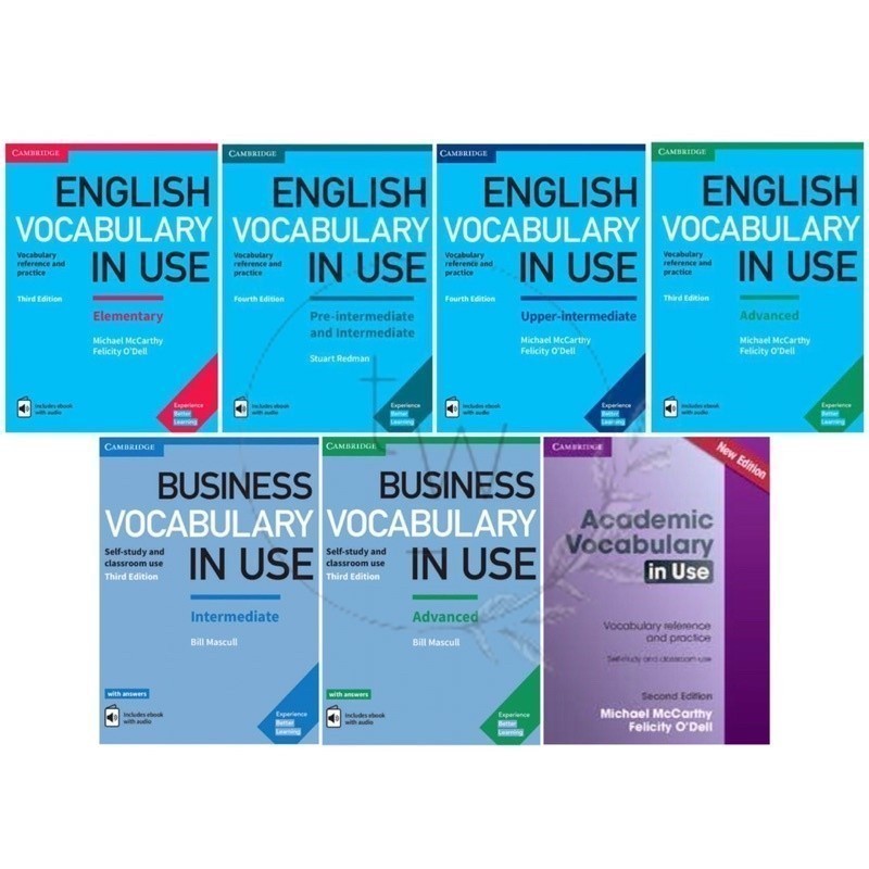 BUKU FISIK English / Business / Academic Vocabulary in Use - Elementary / Pre-intermediate and Inter