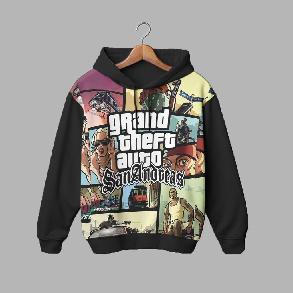 Hoodie Anak Jaket Anak Game Anime Gta San Andreas Pakaian Anak Gta San Andreas 1_Ja - Sugoi Store
