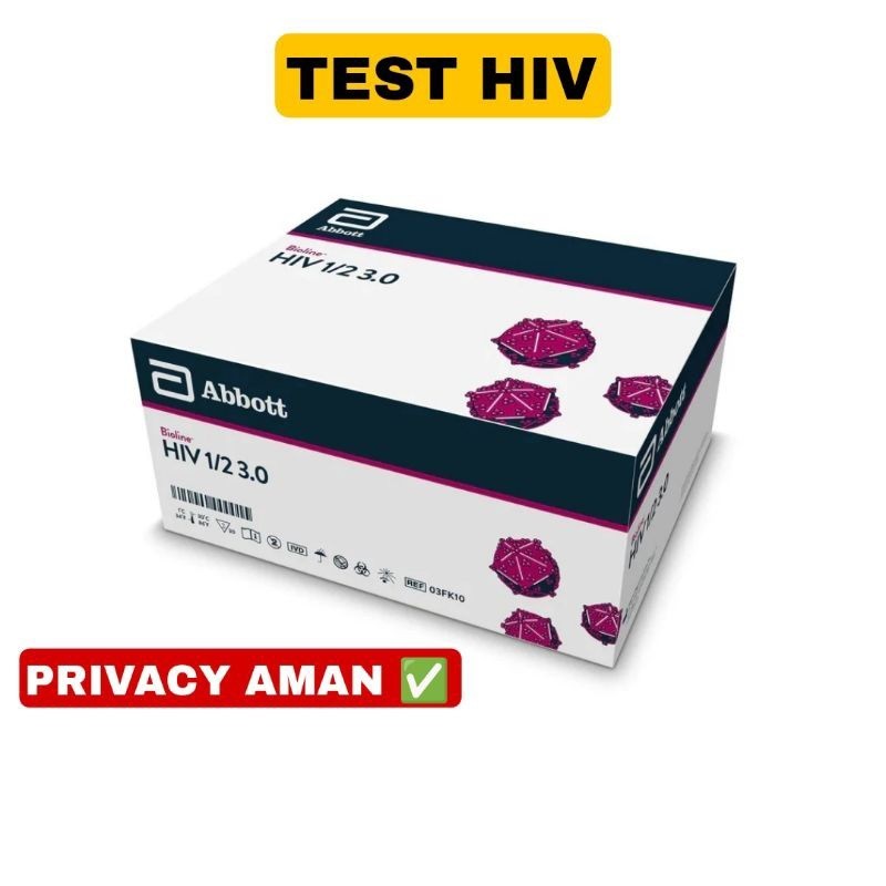 Alat TEST HIV 1/2 Abbott Original Alat Test Hiv Mandiri (PRIVACY DIJAMIN 100% AMAN) Alat Test HIV