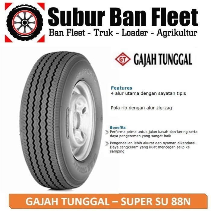 GT Radial SUPER 88N 7.50 - 15 12PR Ban Truk Engkel BUS 750 R15