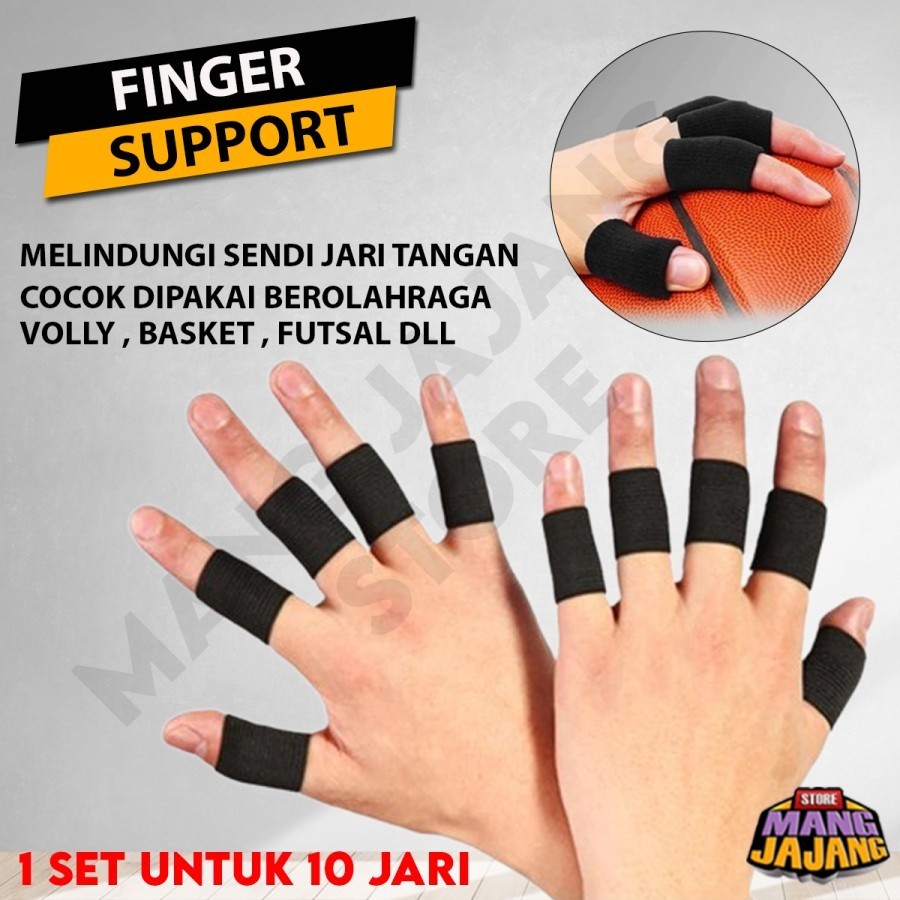 Deker Jari Tangan Finger Support Finger Tape Buat Futsal Basket Volly (J943)