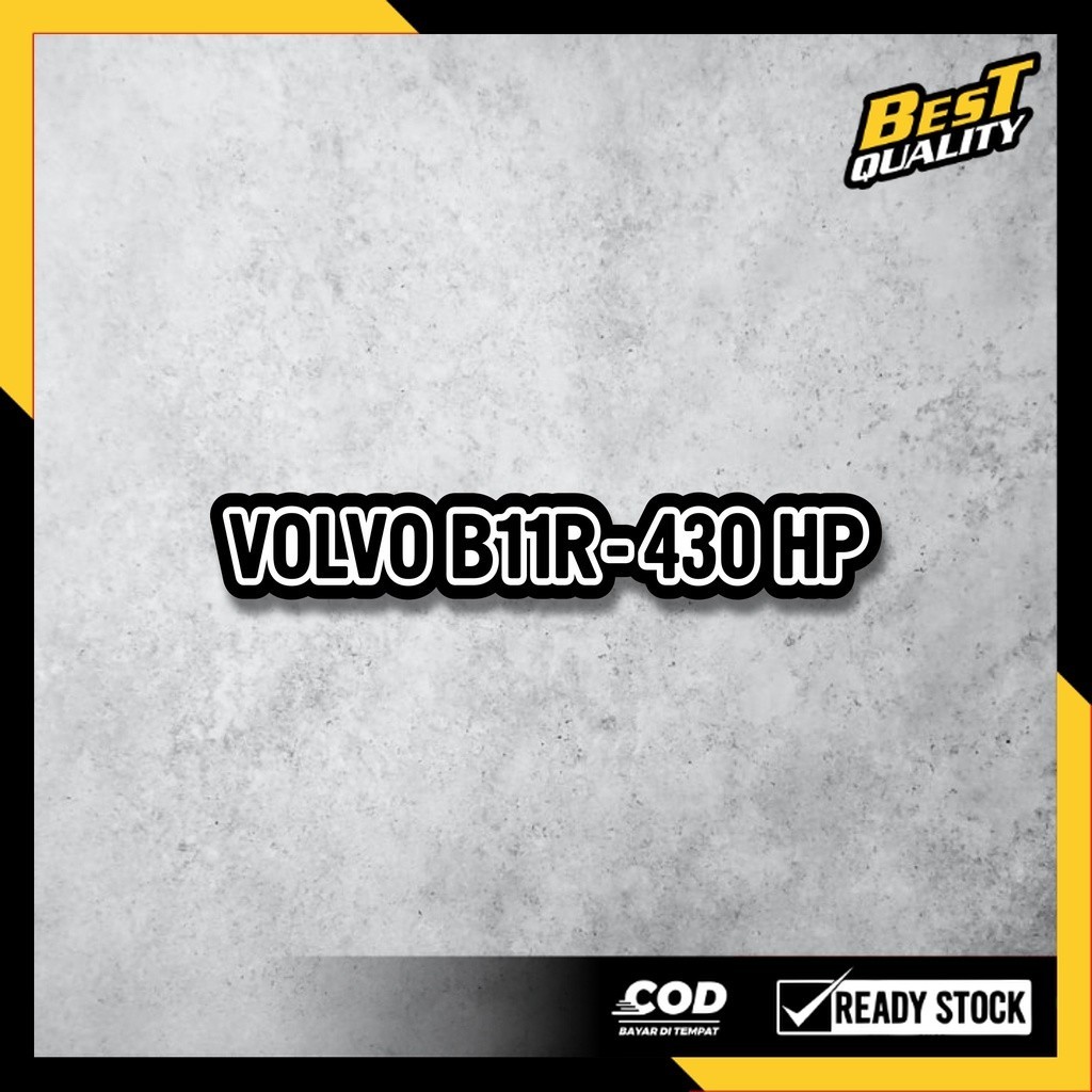 Stiker Bus VOLVO B11R 430 HP - Sticker Setiker Bismania busMania Cutting Aesthetic Estetik Helm HP L