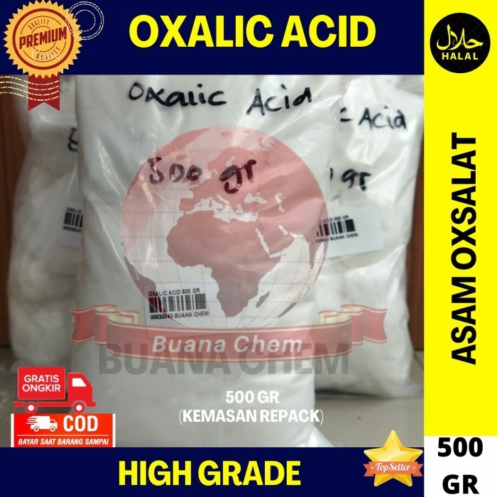 

Oxalic Acid 500 GR / Asam Oksalat / Osasir / Pemutih Pakaian