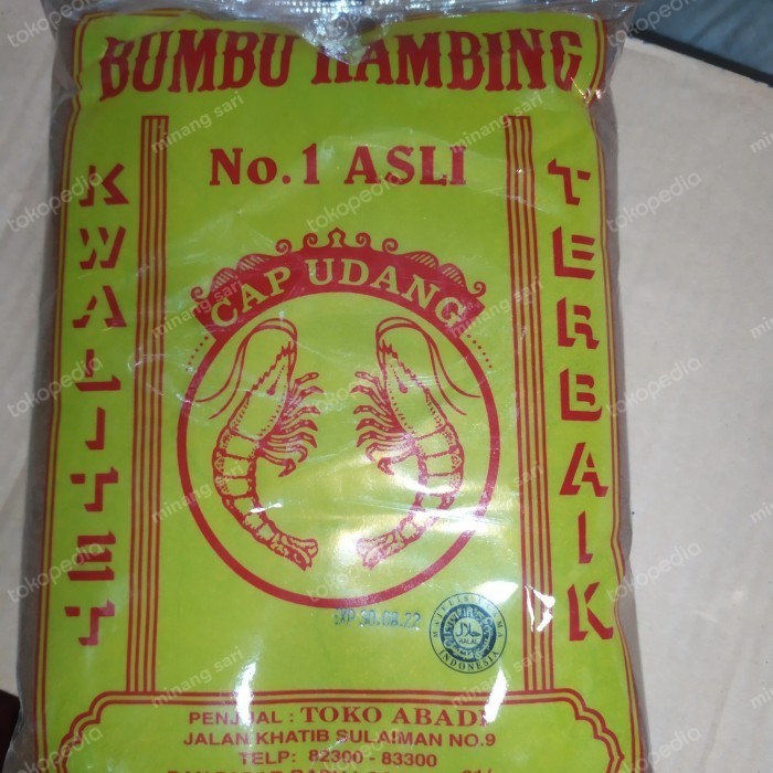 

[Terlaris] Bumbu pemasak kambing cap udang 1kg