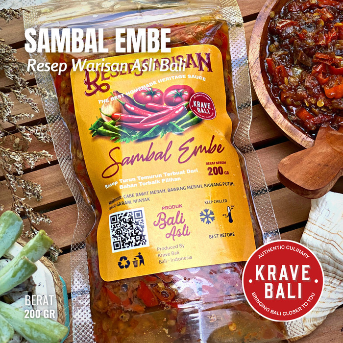 

Sambal Embe Resep Warisan 200 gr - Sambal Bali Ali - Krave Bali