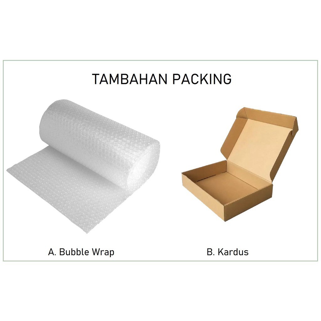 

Packing tambahan Kardus Dan Bublewrab