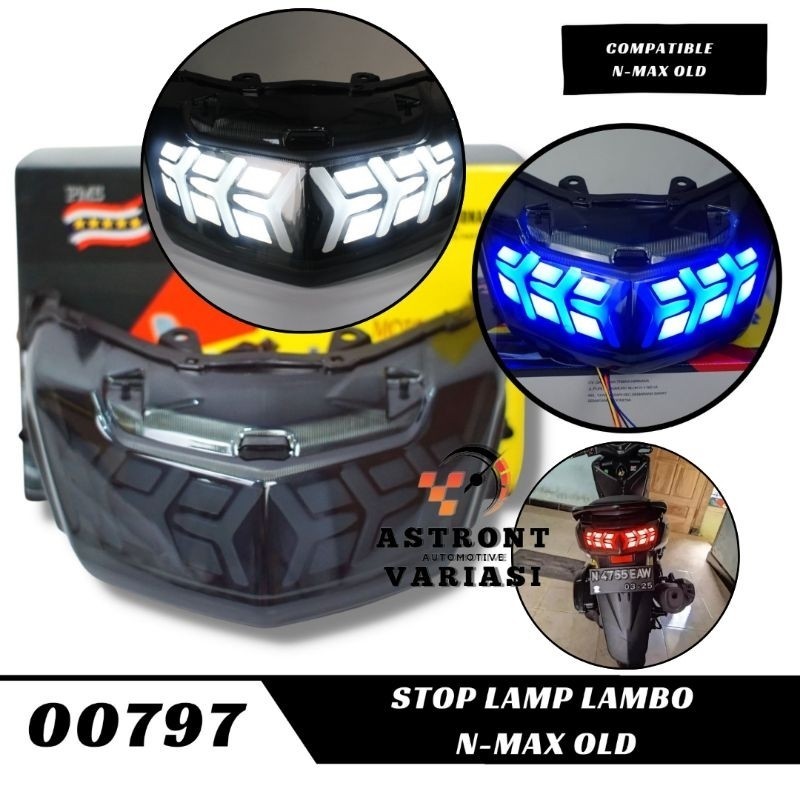 [OSO] Lampu Stop Nmax Old Model Lamborghini Stoplamp Nmax Old Lampu Rem Belakang