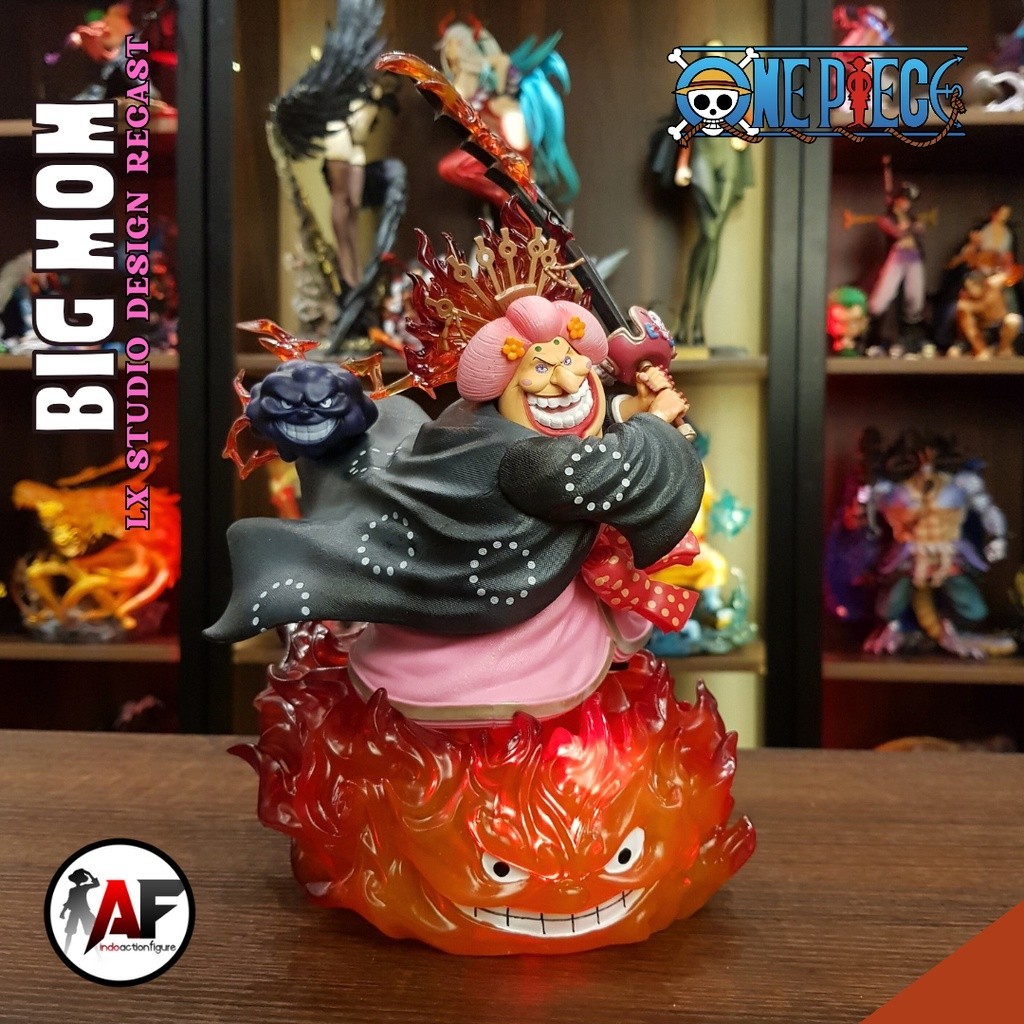 Statue One Piece Big Mom Charlotte Linlin wano LX Studio Design LED