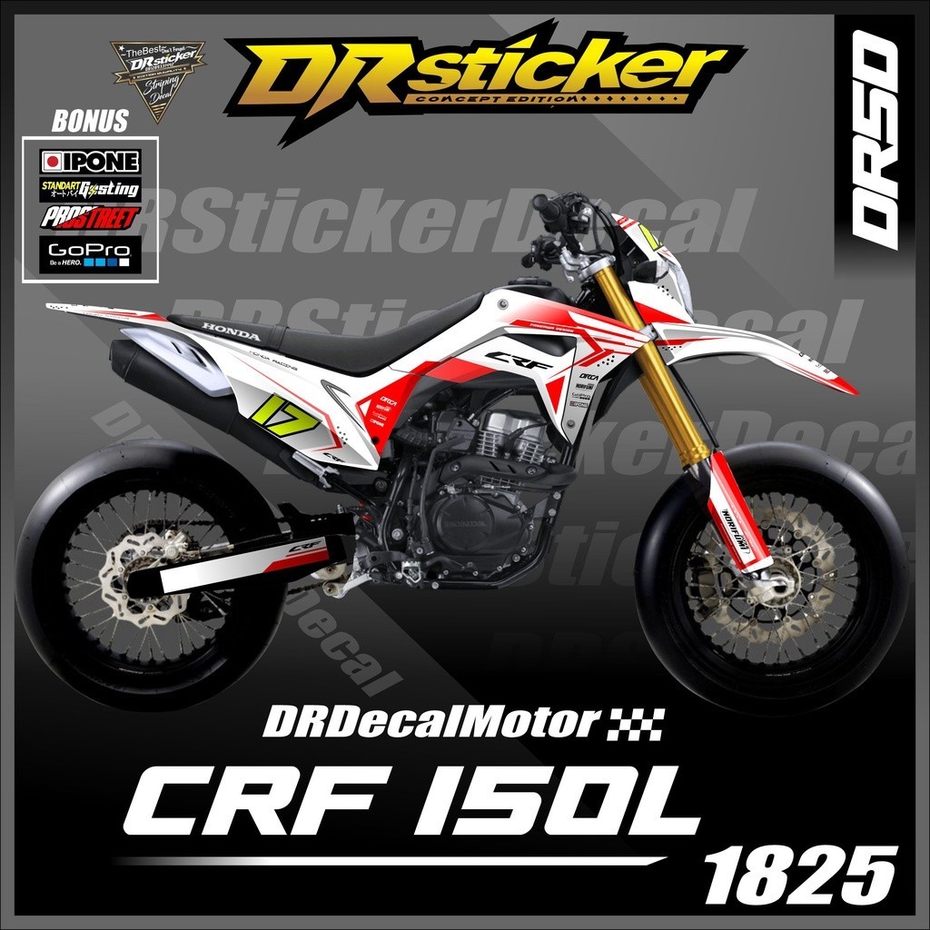 decal crf 150 l full body decal crf hologram stiker motor crf 150 l full body