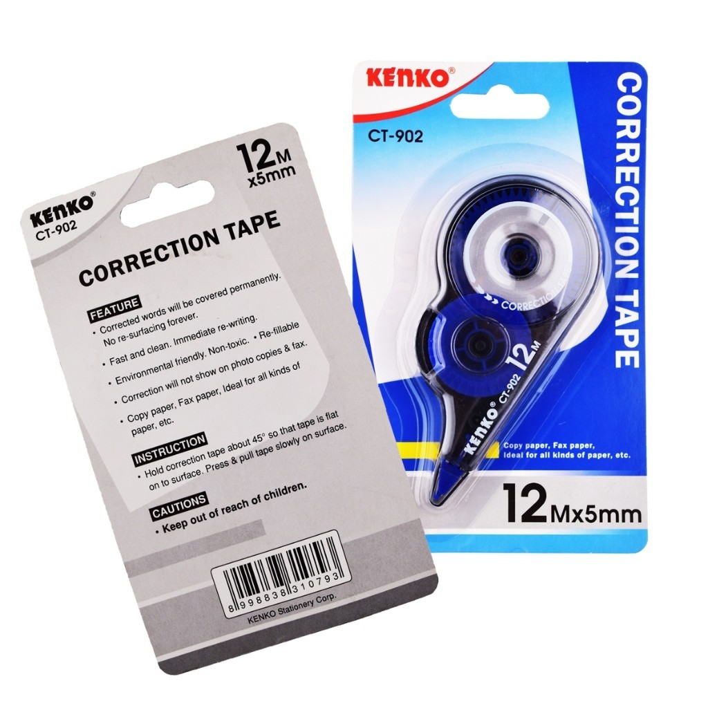 

Tipe-x Roll Kenko CT-902 Correction Roll Correction Tape Kenko CT-902, Tip Ex Roll