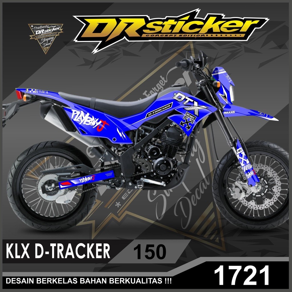 Decal Sticker Fullbody Motor Kawasaki Klx Dtracker 150 decal dtracker variasi playboy decal klx dtra