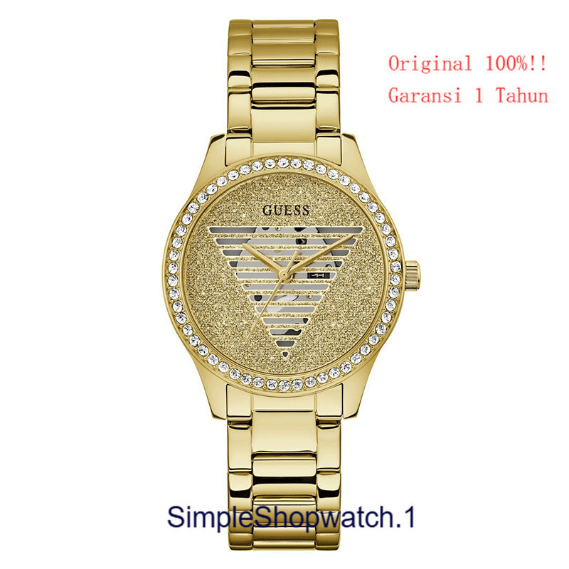 Original 100% GUESS GW0605L2 LADY IDOL Jam Tangan Wanita  Gold Garansi Resmi 1 Tahun