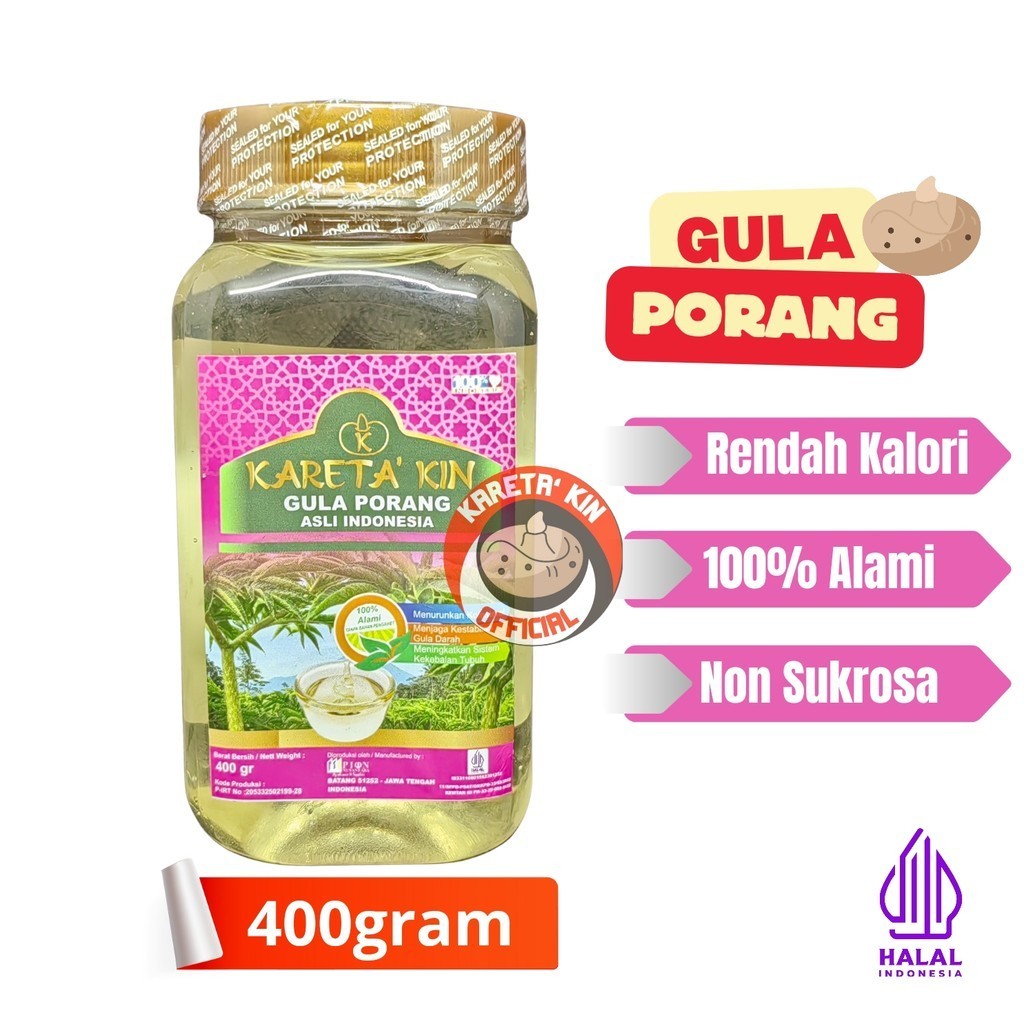 

Kareta Kin GULA PORANG 400gram Konjac Sugar Rendah Kalori Aman diabetes Alami