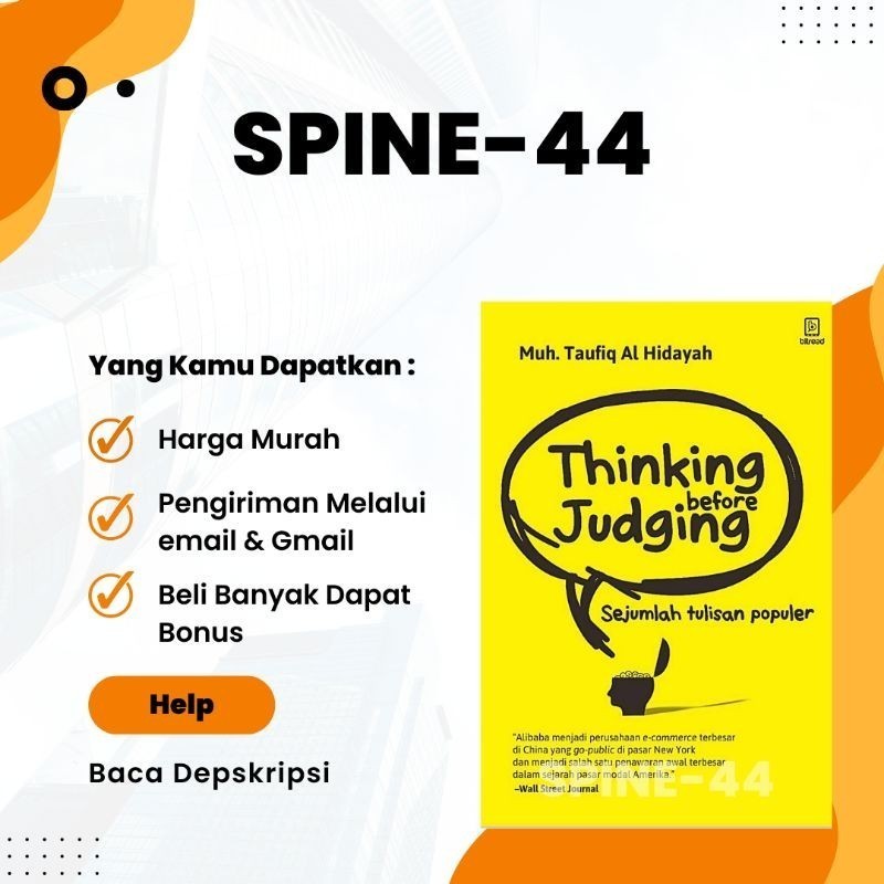 

Thinking before Judging