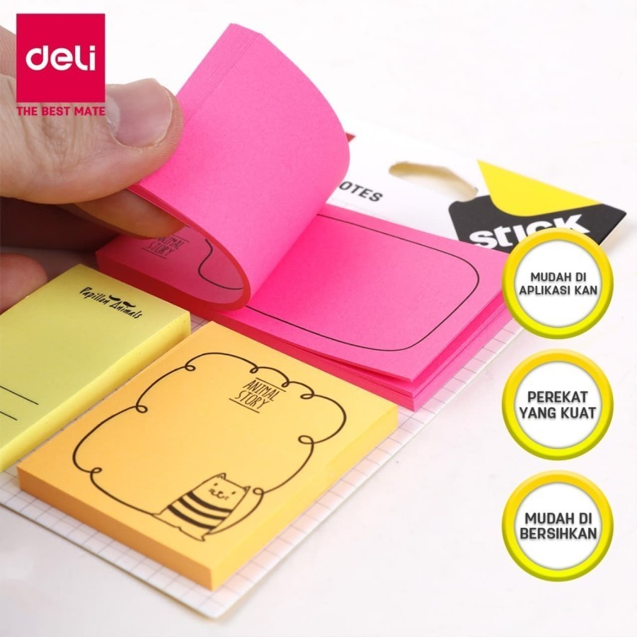 

Deli Memo Tempel / Sticky Notes Animal Story - EA55502