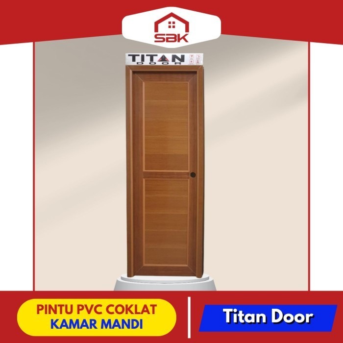 Pintu PVC Premium 70x195 2 Panel TITAN