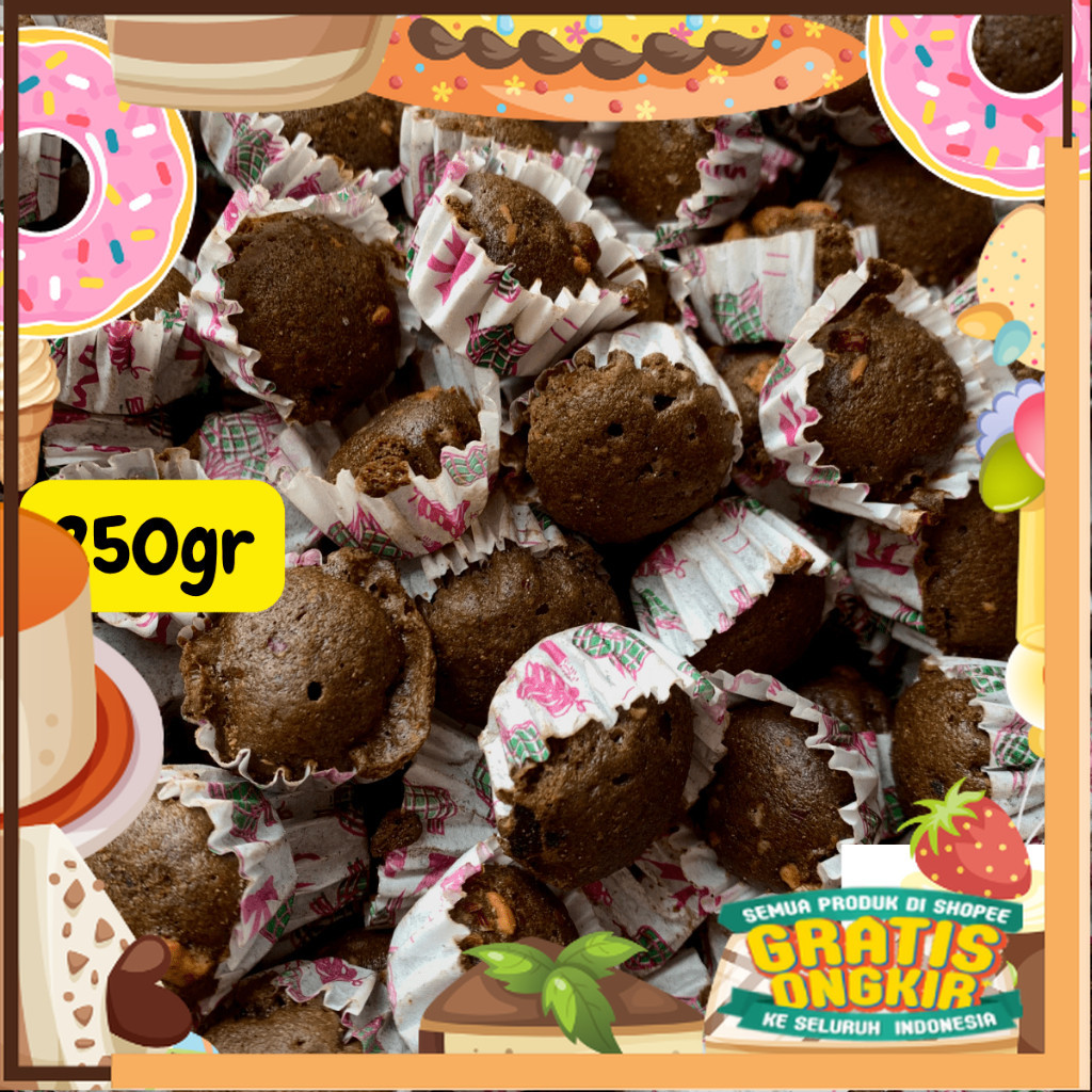 

Brownies Kering Mini Coklat 250gr Snack Kiloan Cemilan Camilan Kue Lebaran Makanan Ringan Jajanan Jadul Murah/ King J Snack