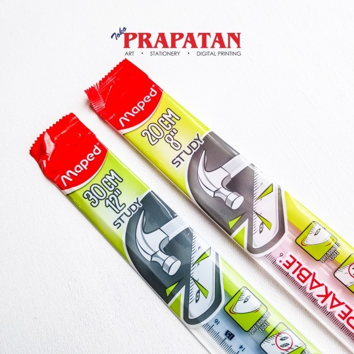 

Maped Ruler Penggaris Unbreakable 20/30cm - 20cm -YY41