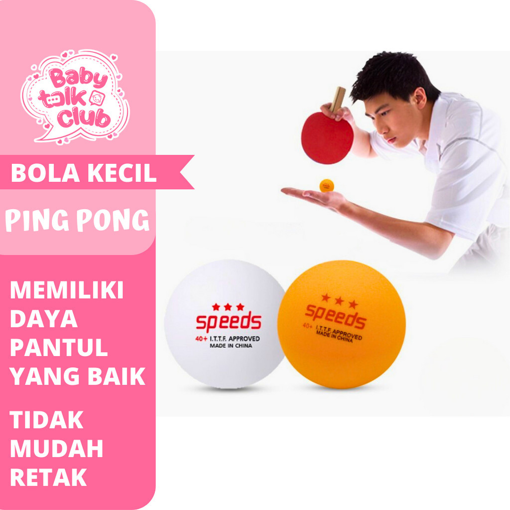 Bola Pingpong Ping Pong Tenis Meja Bintang 3 Peralatan Olahraga Kecil Perlengkapan Z2