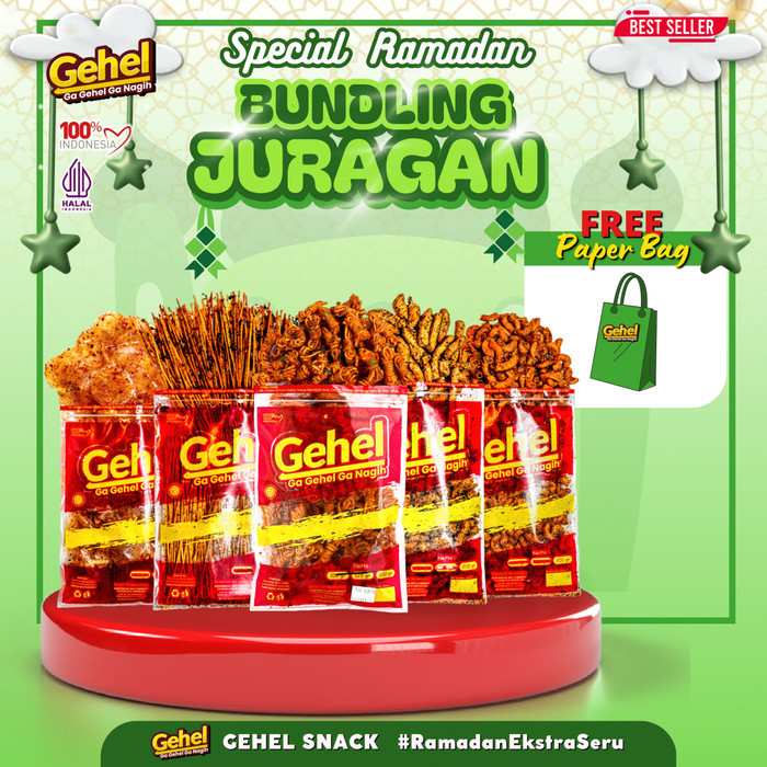 

AST Bundling Juragan - GEHEL (Mie Lidi,Basreng,Makaroni,Kripca,Milung)