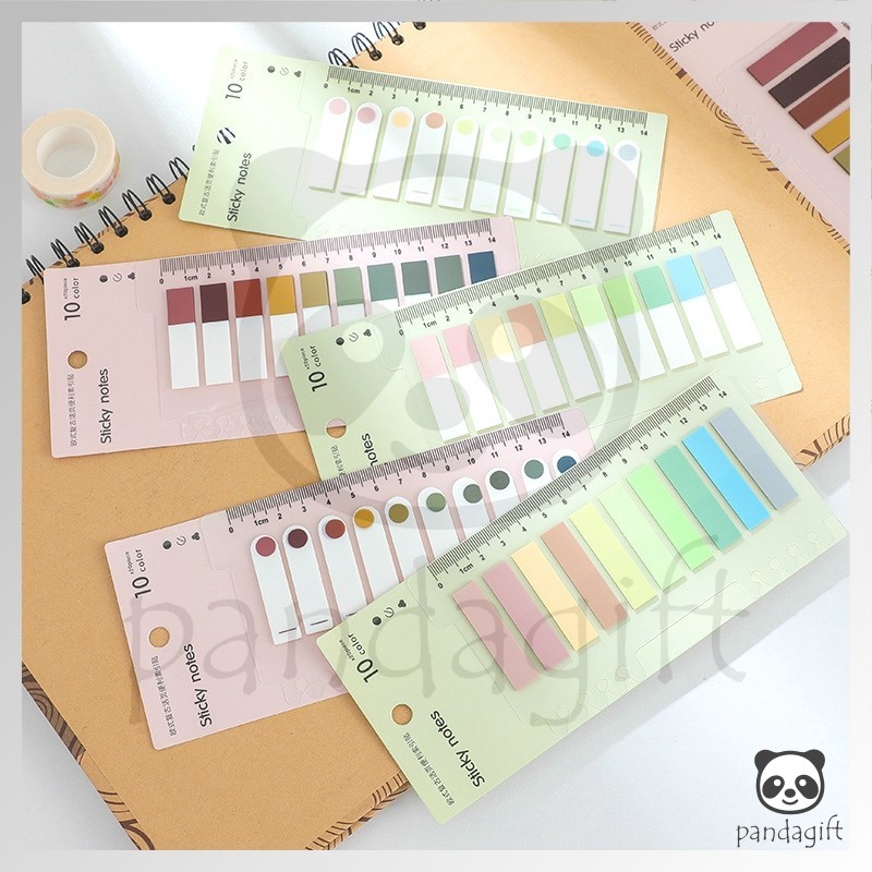 

200 Lembar Sticky Note inner index Warna Neon Untuk Pembatas Buku - GG0301