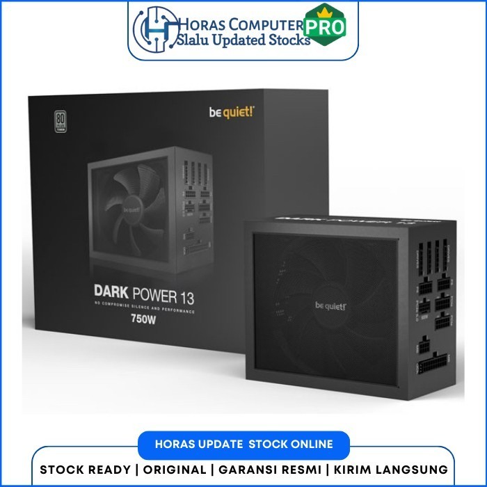 be quiet DARK POWER 13 750W PSU ATX 3.0 PCIe 5.0 Fully Modular