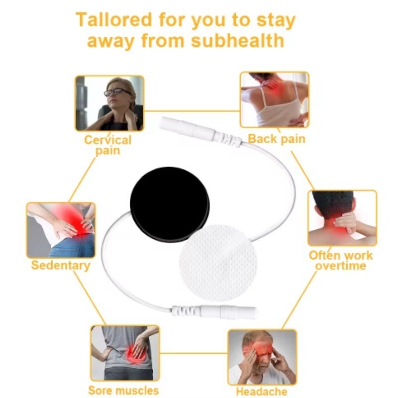Pad Tens Bulat Elektroda Terapi Stroke Nyeri Sendi Otot Size 4 cm