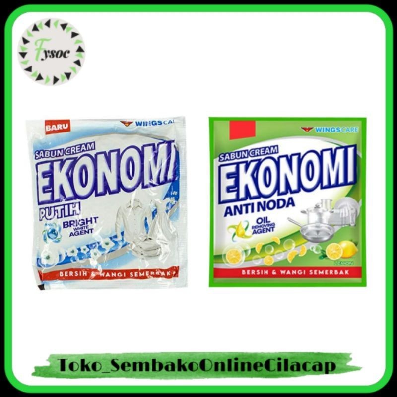 New produk SABUN CUCI CREAM EKONOMI PUTIH LEMON 168GR