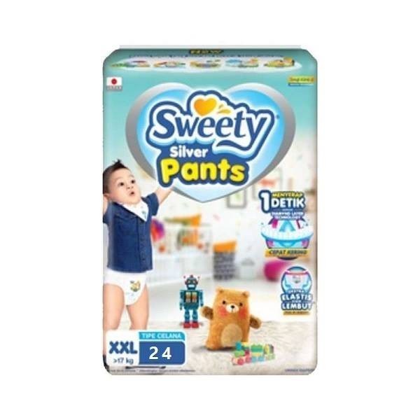 Popok SWEETY SILVER PANTS XXL 24