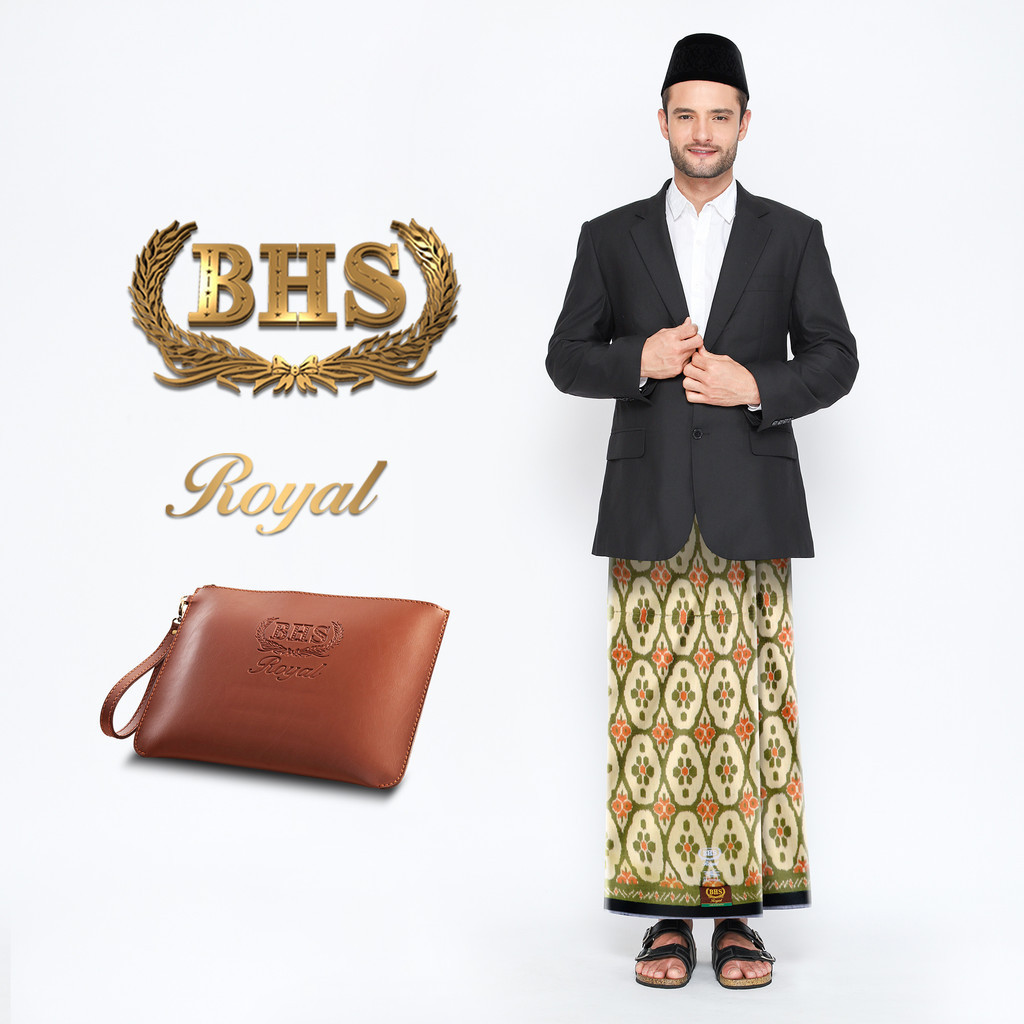 Sarung BHS Royal Gold Motif R53 PGA Kuning