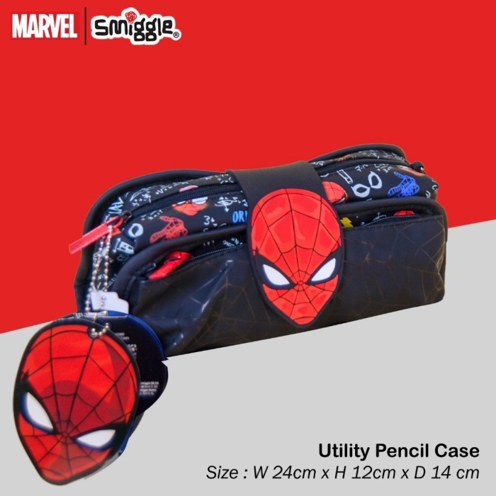 

[New Arrival] Pencil case three fold smiggle/smiggle threefolds/pencil case smiggle - Spiderman