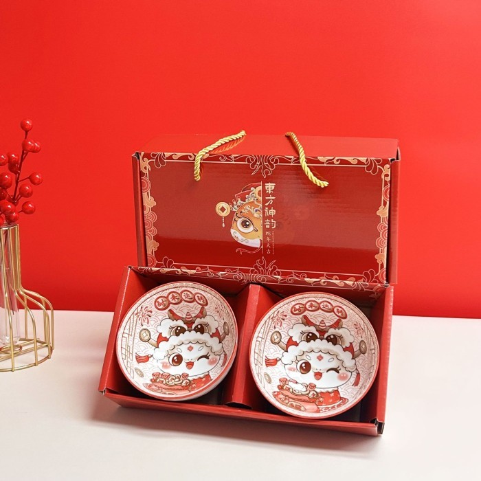 

[[BEST]]Terlaris ART-057 Hampers Imlek Kado Natal Souvenir Gift Bowl Set Mangkok Sumpit - Ular A 2 Bowl