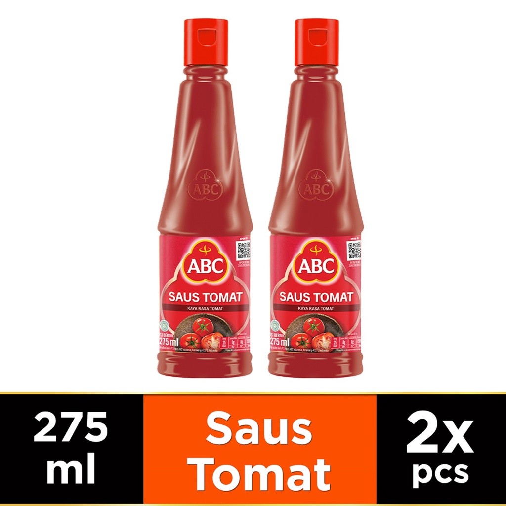 

ABC Saus Tomat 275 ml - Twin Pack