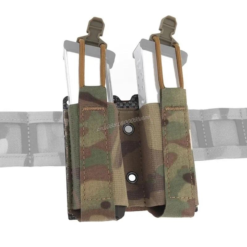 Ferro Style Double Elastic Pistol Magazine Pou 9mm 1911 Handgun MAG Pocket Tool Holder Outdoor Hunti