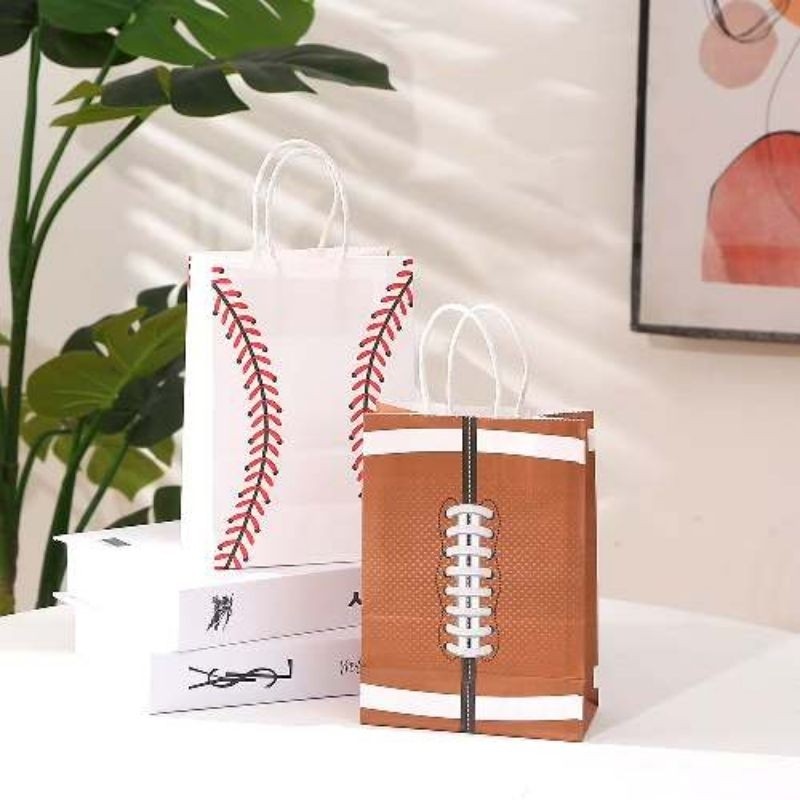 

[SATUAN] Paper bag motif Bola Olahraga anak cowo/ Paperbag goodiebag anak ulang tahun/Tas Kado motif Sport Sepakbola Basket Football Voli