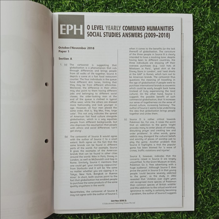 

O Level Yearly Examinations Papers 2009-2018 Social Studies