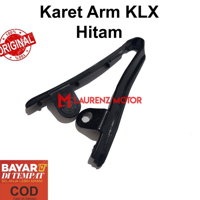 LM Karet Arm KLX 150 Swing Arm Rantai Replika - Hitam