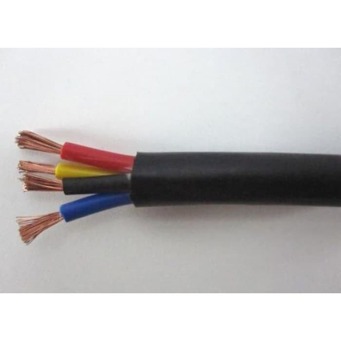 WB SUPREME NYYHY / NYY HY 4 X 4 MM / 4X4 MM KABEL LISTRIK HITAM SERABUT TEMBAGA ( ECER )