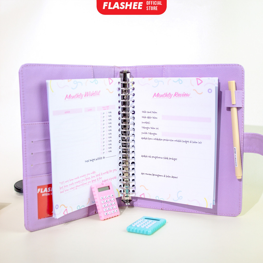 

Loose Leaf Rencana Keuangan B5 Isi Binder Keuangan B5 Financial Planner B5