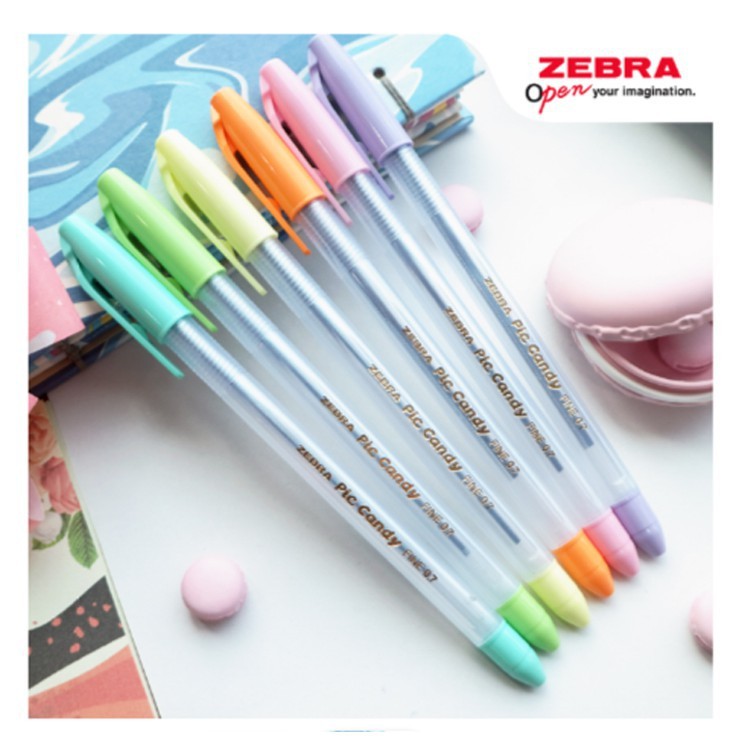 

BOLPEN PICCANDY 0.7 MM (6 COLLOURS CAP) ZEBRA / PCS