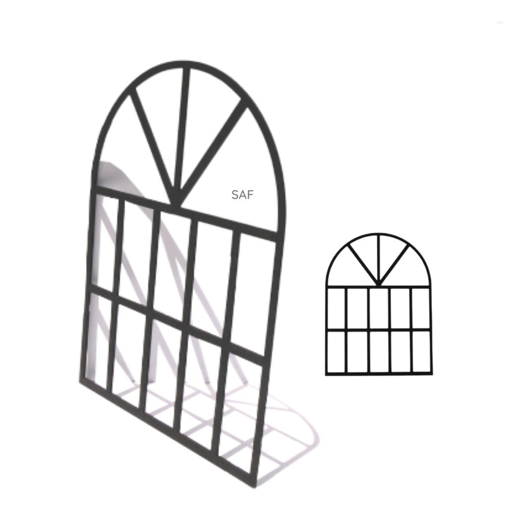 Lighting photo maker gobo jendela pengatur efek bayangan propsfoto